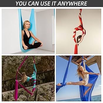 エアリアルティシュー　エアリアルヨガ　布　緑 Amazon | PRIOR FITNESS ヨガの空中シルクエアリアル ヨガ